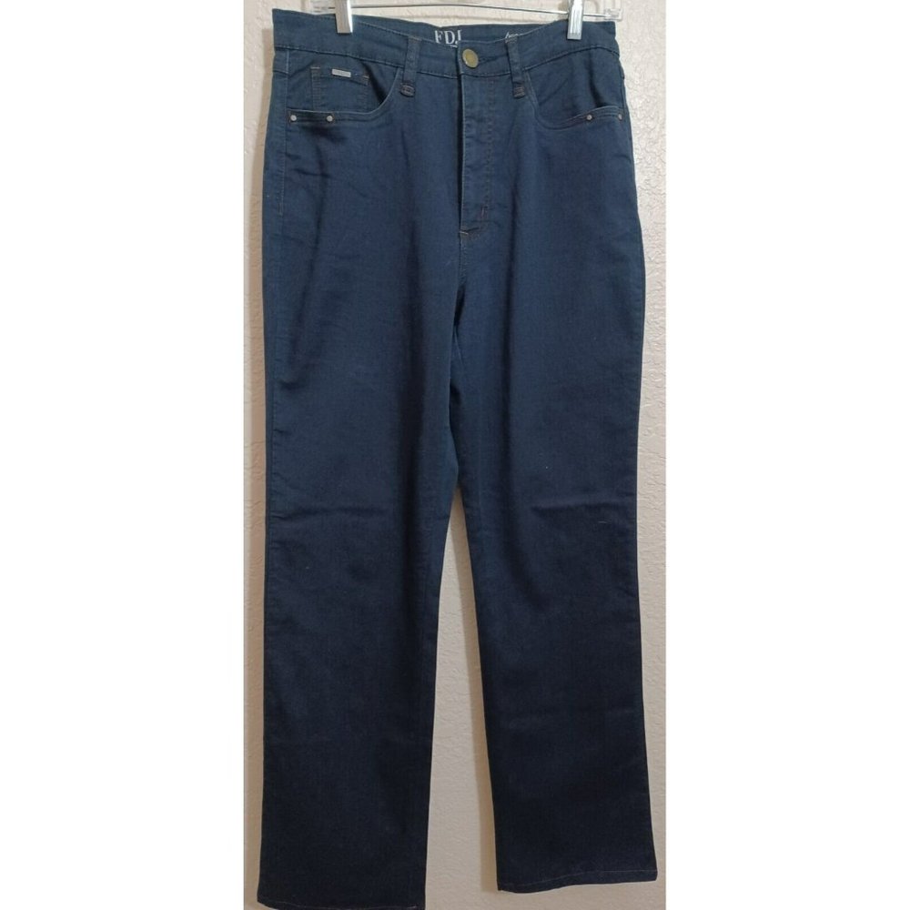 FDJ French Dressing Jeans Stretch Fit PEGGY High Rise BOOTCUT JEANS SIZE 12